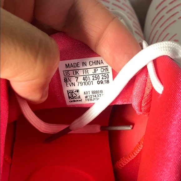 ADIDAS ADIPURE SPORT 2.0 Stylish White and Pink Women's golf Athletic Shoes - Picture 4 of 8